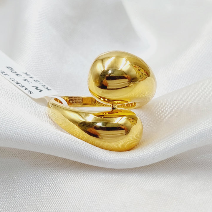 Plain Belt Ring  Made of 21K Yellow Gold by Saeed Jewelry-30827