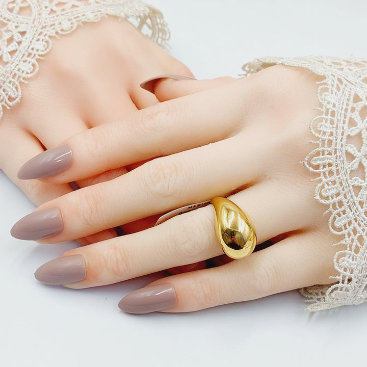 Plain Belt Ring  Made of 21K Yellow Gold by Saeed Jewelry-30828