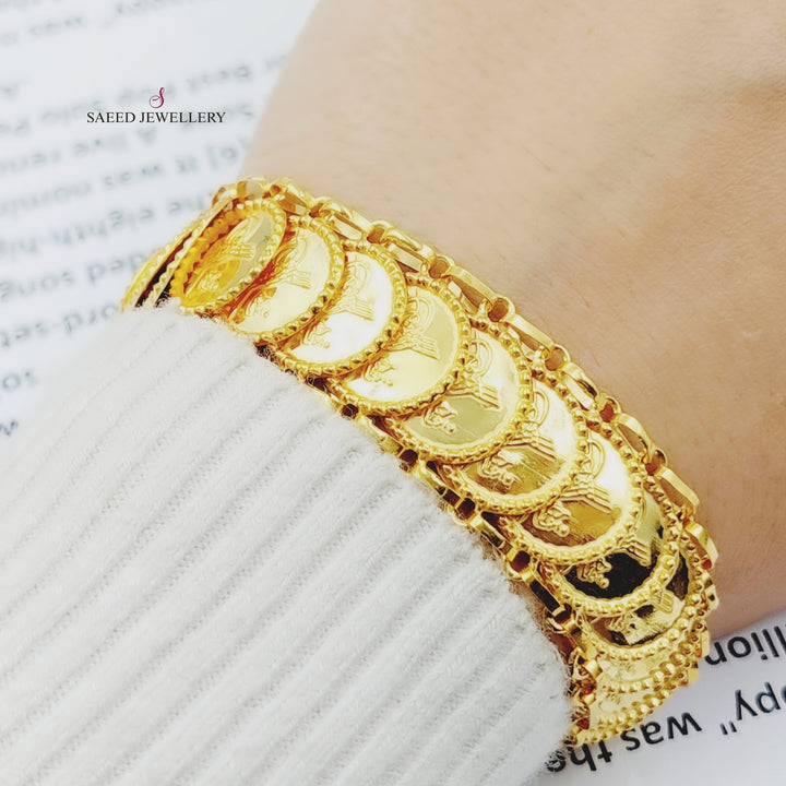 21K Gold Lirat Rashadi Bracelet by Saeed Jewelry - Image 7