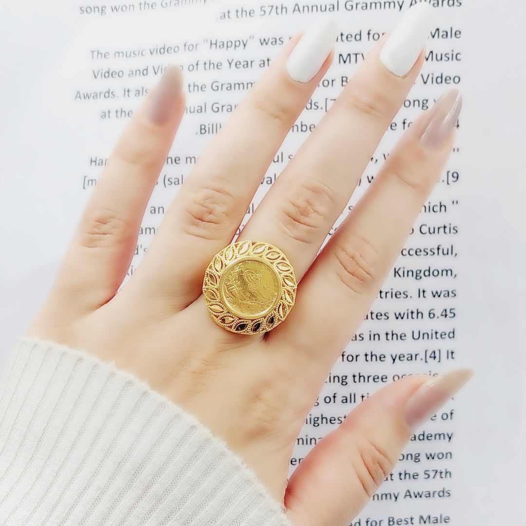 21K Gold Lirat Rashadi Ring by Saeed Jewelry - Image 14