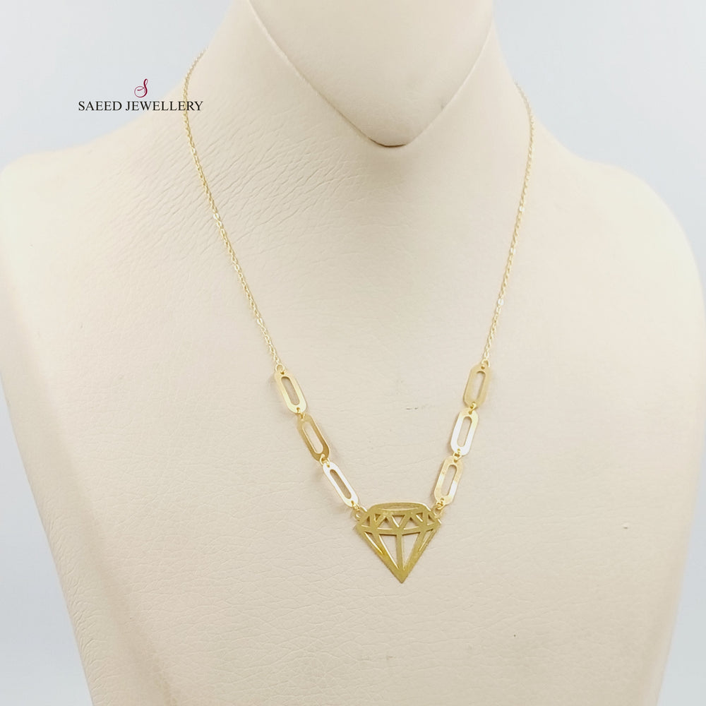 18K Gold Queen Necklace by Saeed Jewelry - Image 2