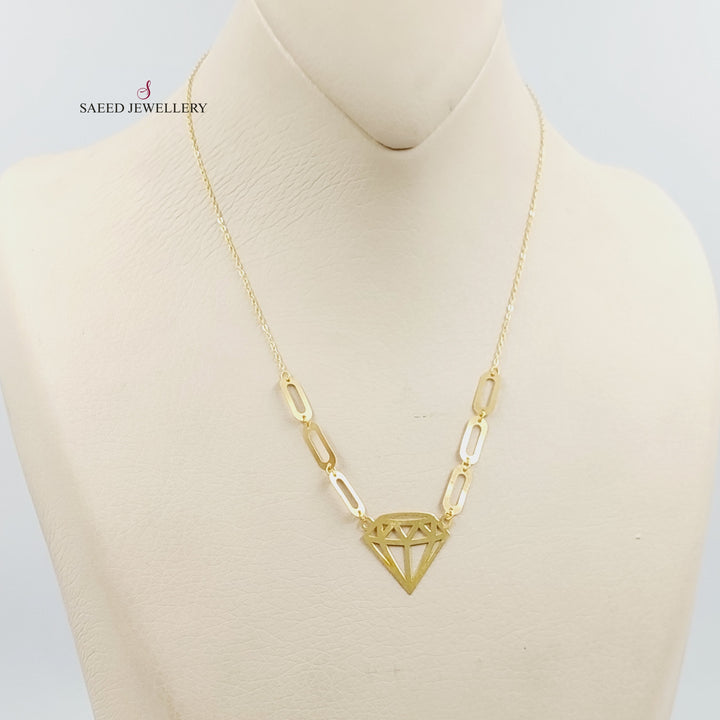 18K Gold Queen Necklace by Saeed Jewelry - Image 2