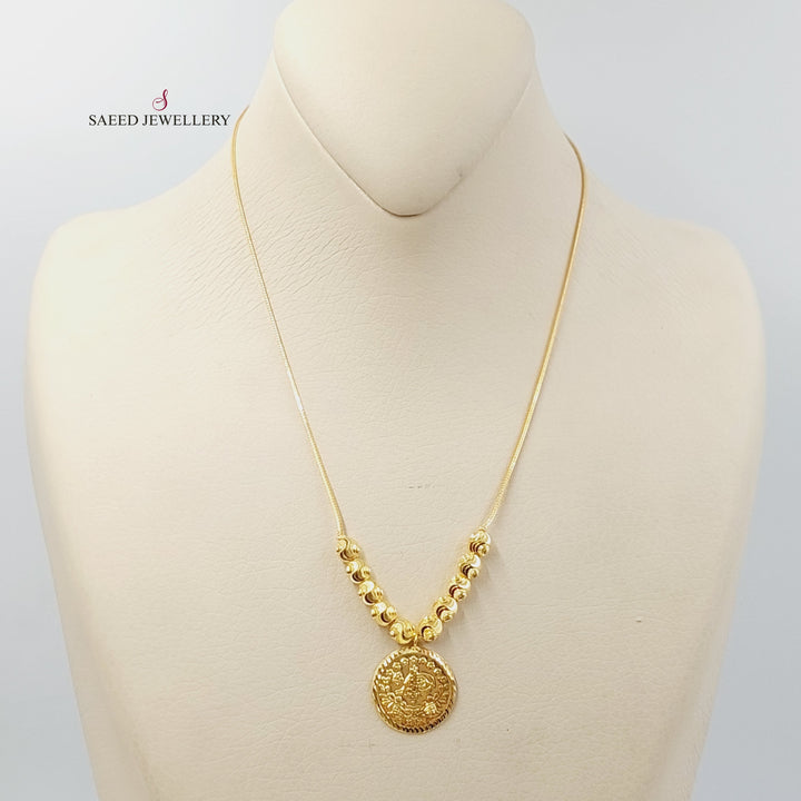 Rashadi Balls Necklace  Made Of 21K Yellow Gold by Saeed Jewelry-29720