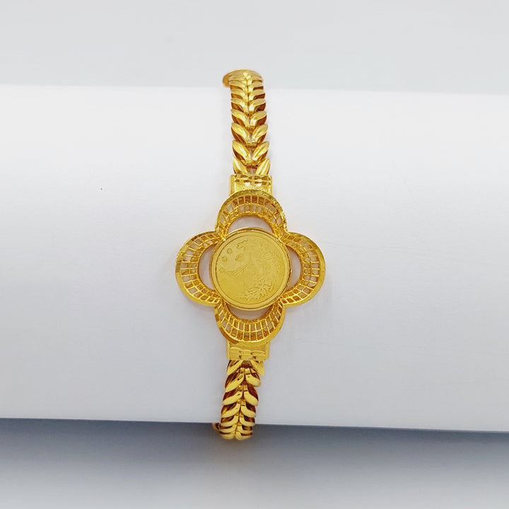 21K Gold Rashadi Bracelet by Saeed Jewelry - Image 1