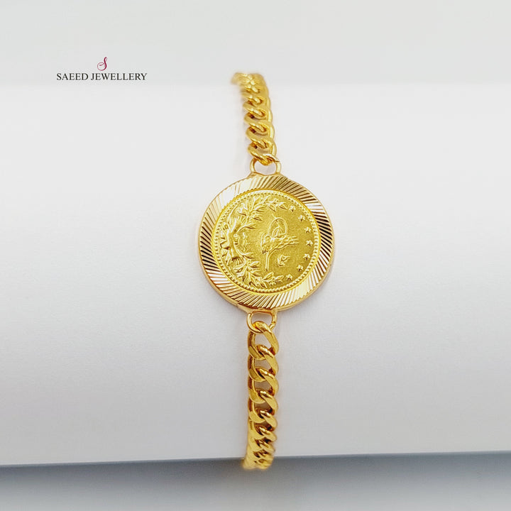Rashadi Bracelet  Made of 21K Yellow Gold by Saeed Jewelry-30848