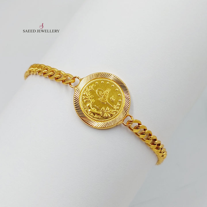 Rashadi Bracelet  Made of 21K Yellow Gold by Saeed Jewelry-30848