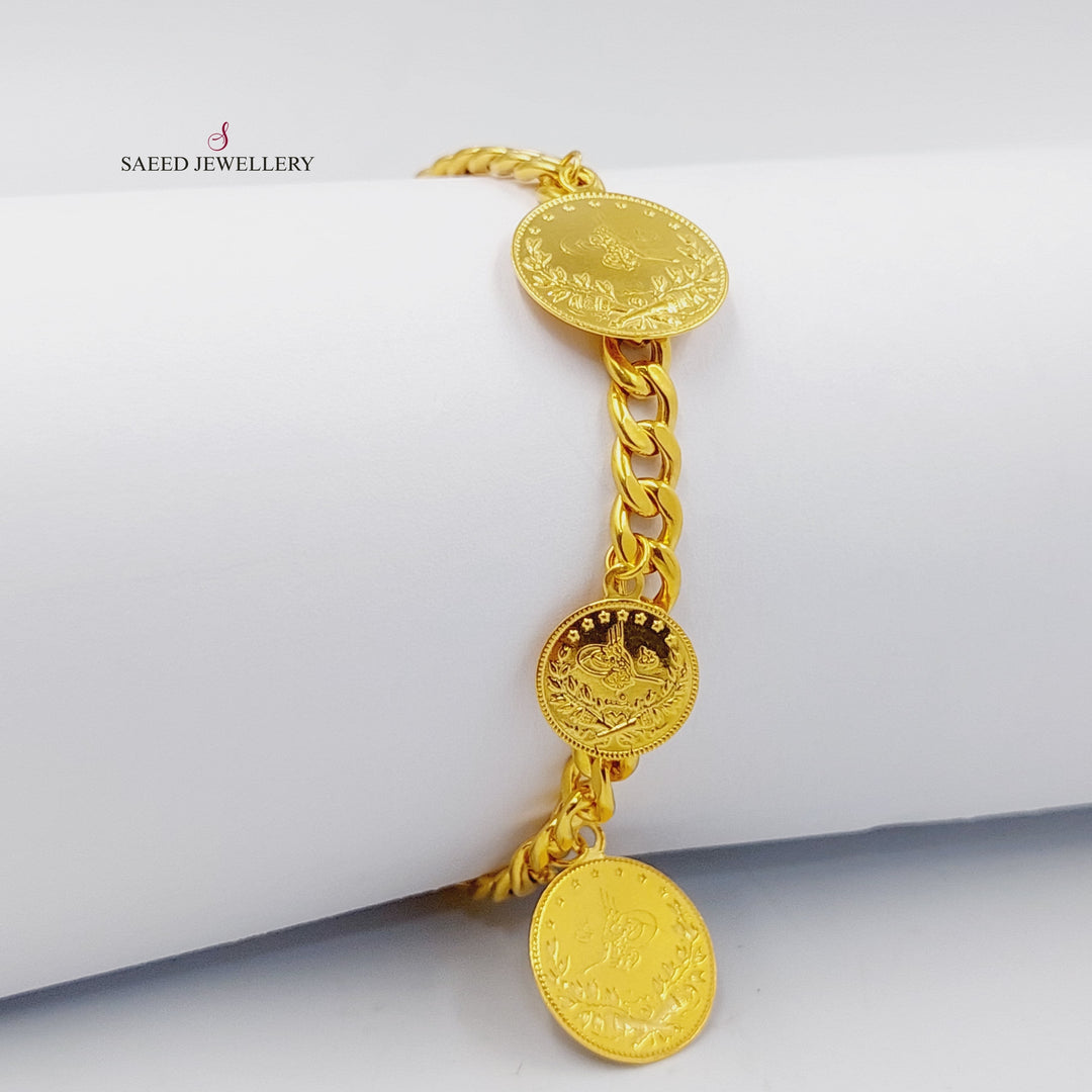 21K Gold Rashadi Dandash Bracelet by Saeed Jewelry - Image 5