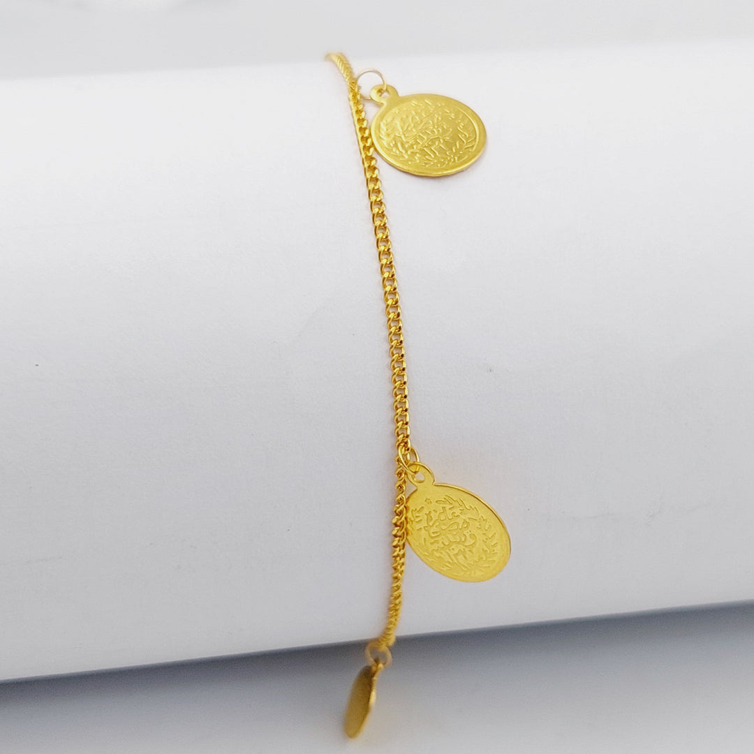 21K Gold Rashadi Dandash Bracelet by Saeed Jewelry - Image 4