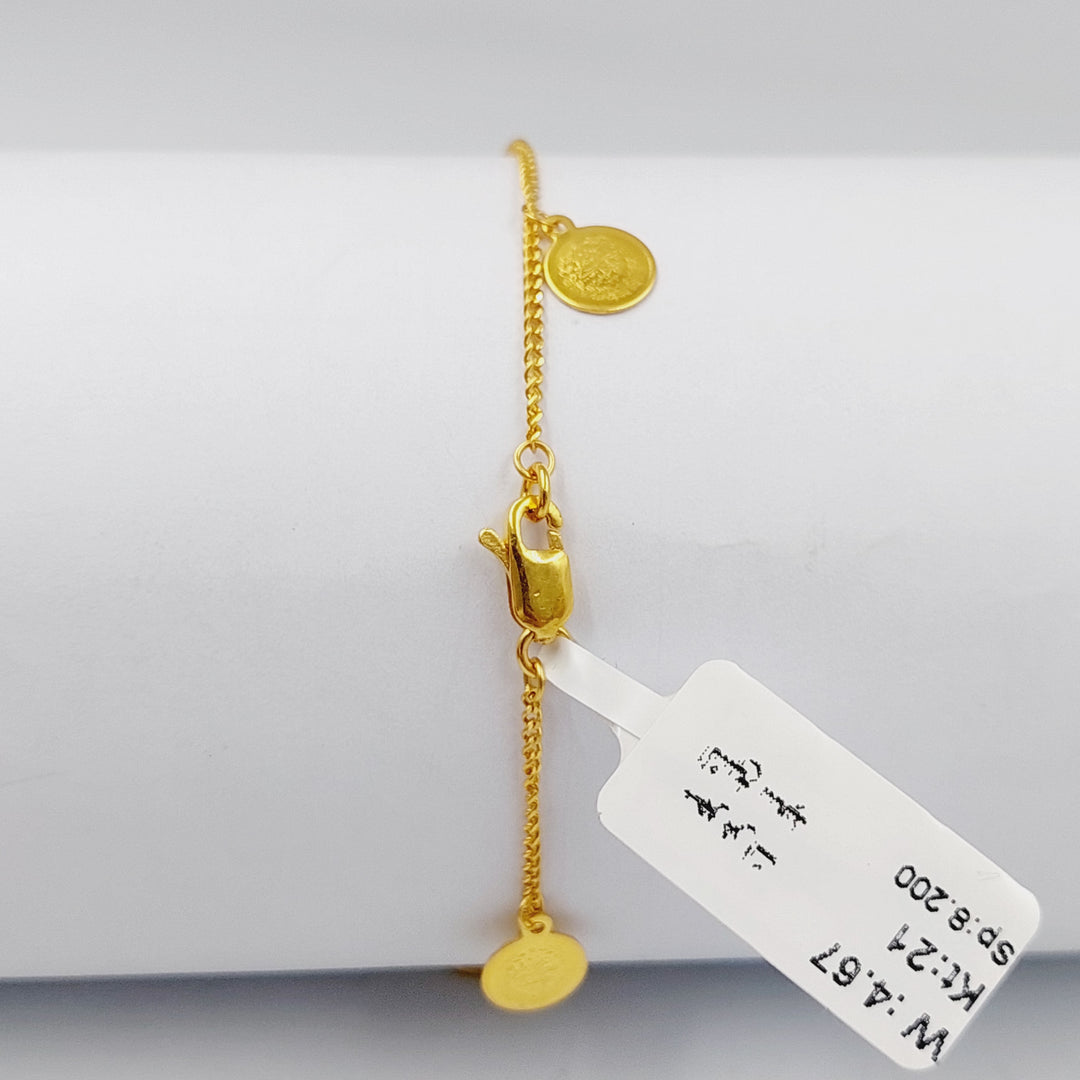 21K Gold Rashadi Dandash Bracelet by Saeed Jewelry - Image 10