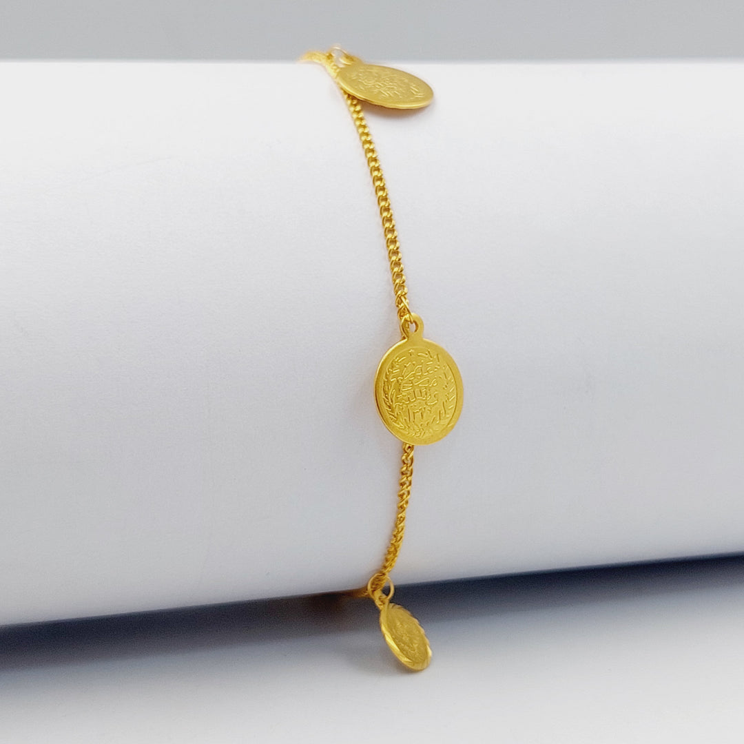 21K Gold Rashadi Dandash Bracelet by Saeed Jewelry - Image 11