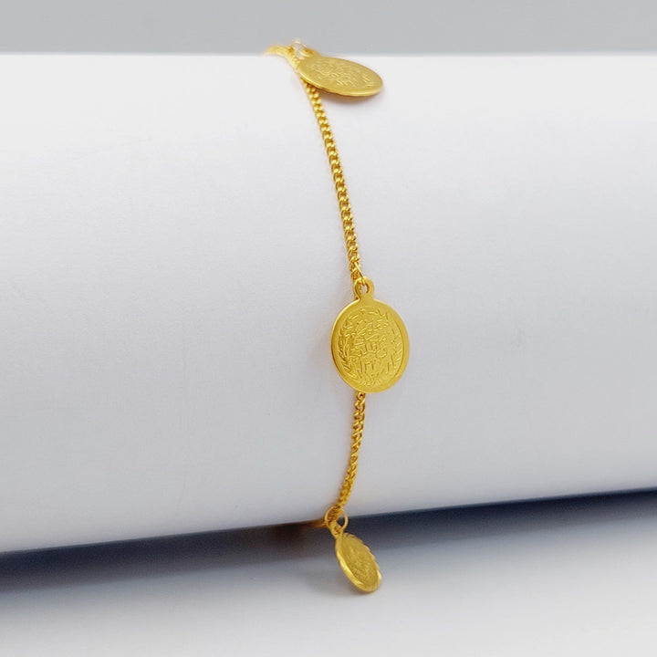 21K Gold Rashadi Dandash Bracelet by Saeed Jewelry - Image 11