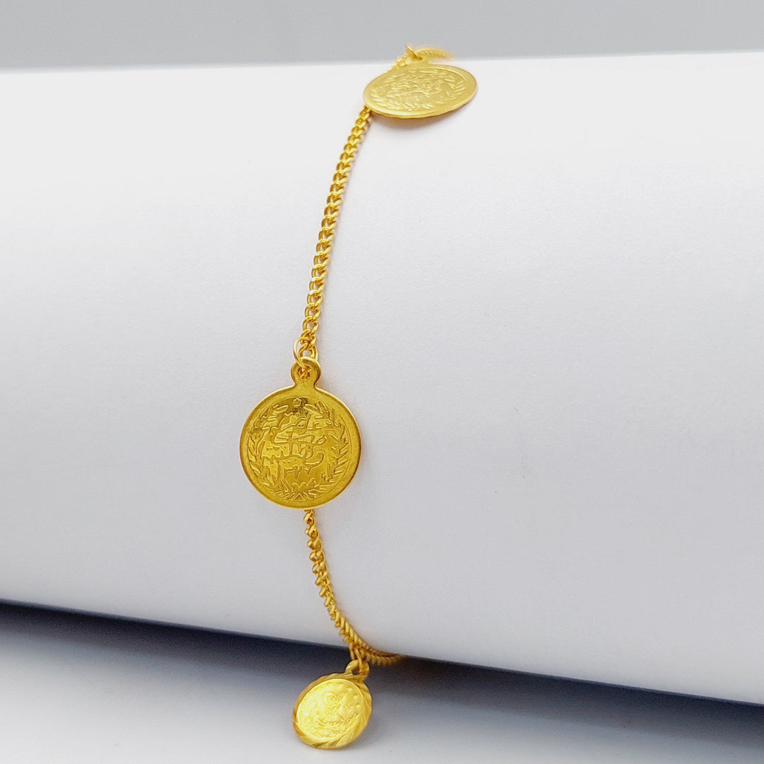 21K Gold Rashadi Dandash Bracelet by Saeed Jewelry - Image 8