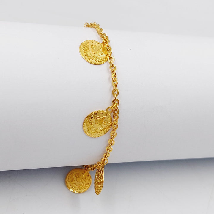 21K Gold Rashadi Dandash Bracelet by Saeed Jewelry - Image 3