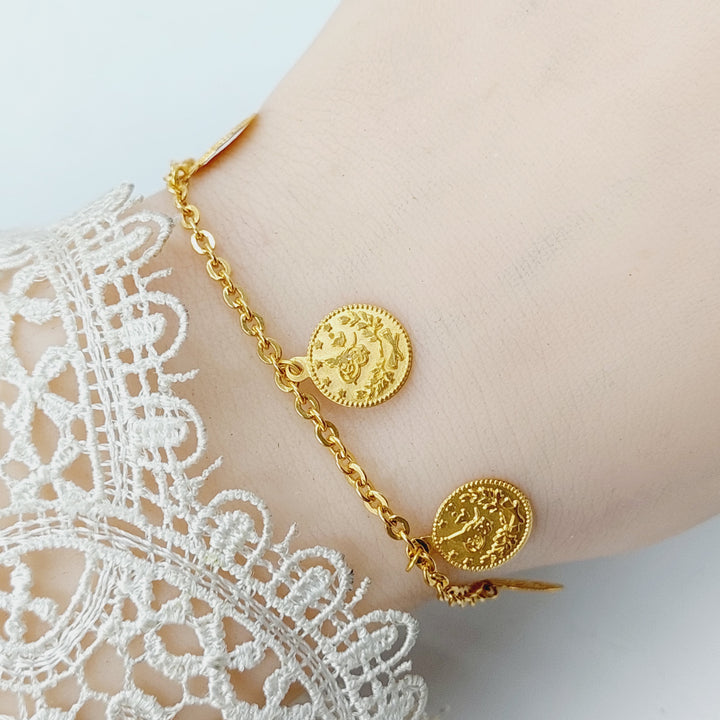 21K Gold Rashadi Dandash Bracelet by Saeed Jewelry - Image 5