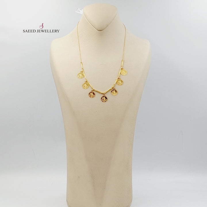 21K Gold Rashadi Dandash Necklace by Saeed Jewelry - Image 5