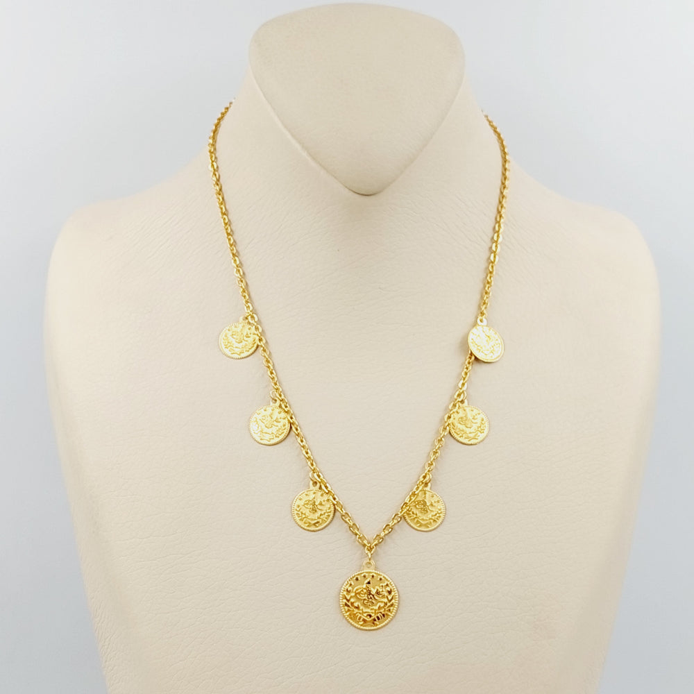 21K Gold Rashadi Dandash Necklace by Saeed Jewelry - Image 2