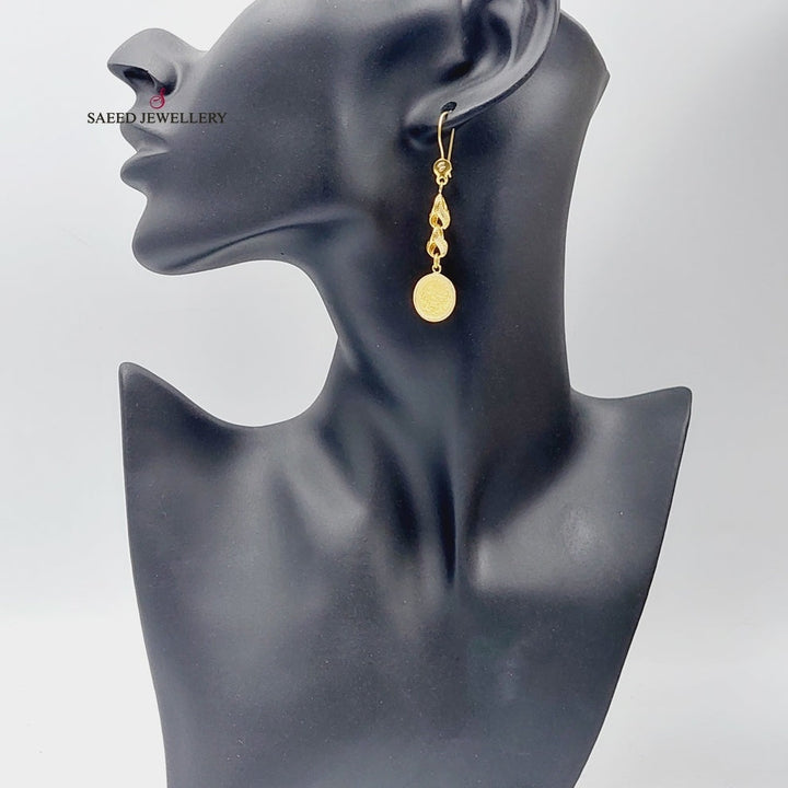 Rashadi Earrings  Made Of 21K Yellow Gold by Saeed Jewelry-29661