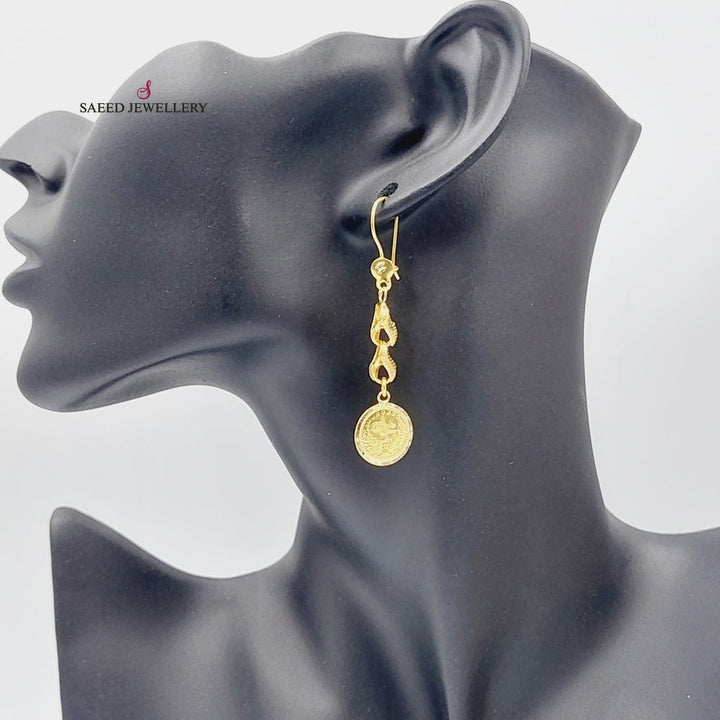 Rashadi Earrings  Made Of 21K Yellow Gold by Saeed Jewelry-29661