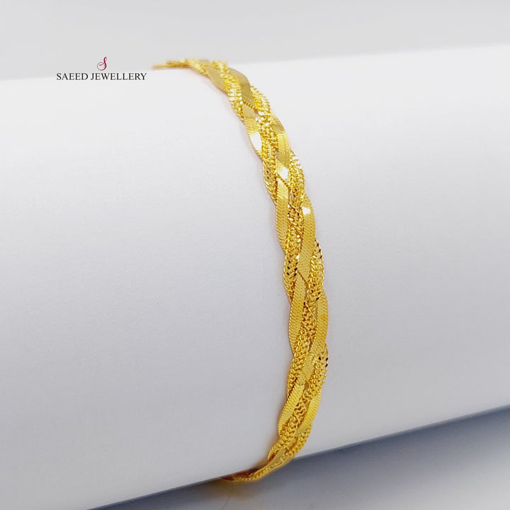 21K Gold Fancy Bracelet by Saeed Jewelry - Image 5