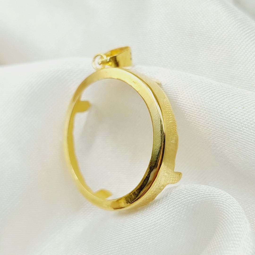 18K Gold Rashadi Frame Pendant by Saeed Jewelry - Image 1
