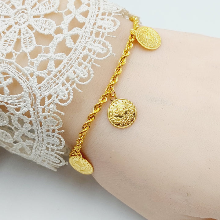 21K Gold Rashadi Joy Bracelet by Saeed Jewelry - Image 5