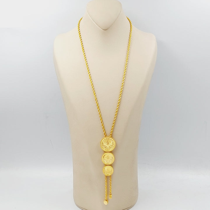 21K Gold Rashadi Necklace by Saeed Jewelry - Image 1