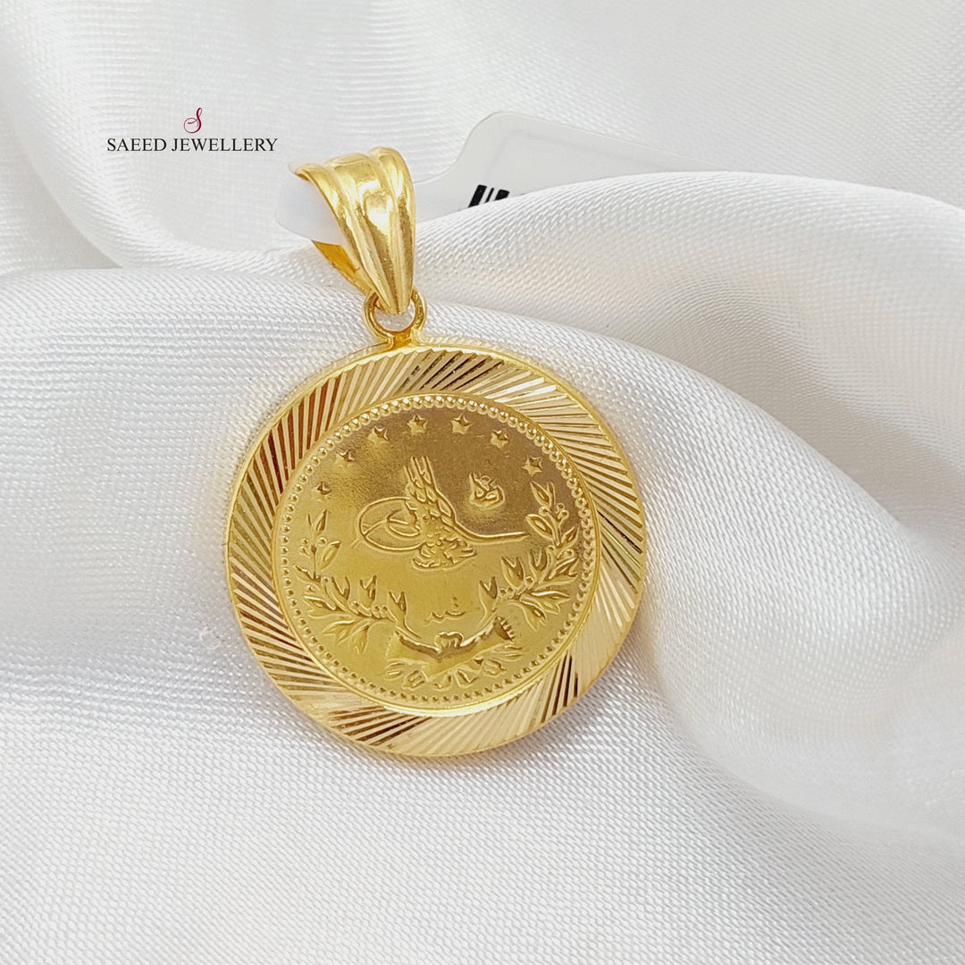 21K Gold Rashadi Pendant by Saeed Jewelry - Image 5