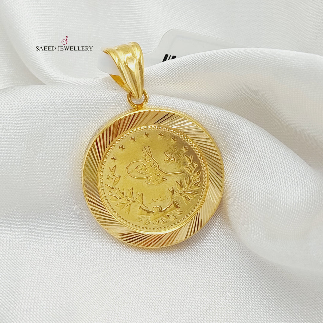 21K Gold Rashadi Pendant by Saeed Jewelry - Image 1