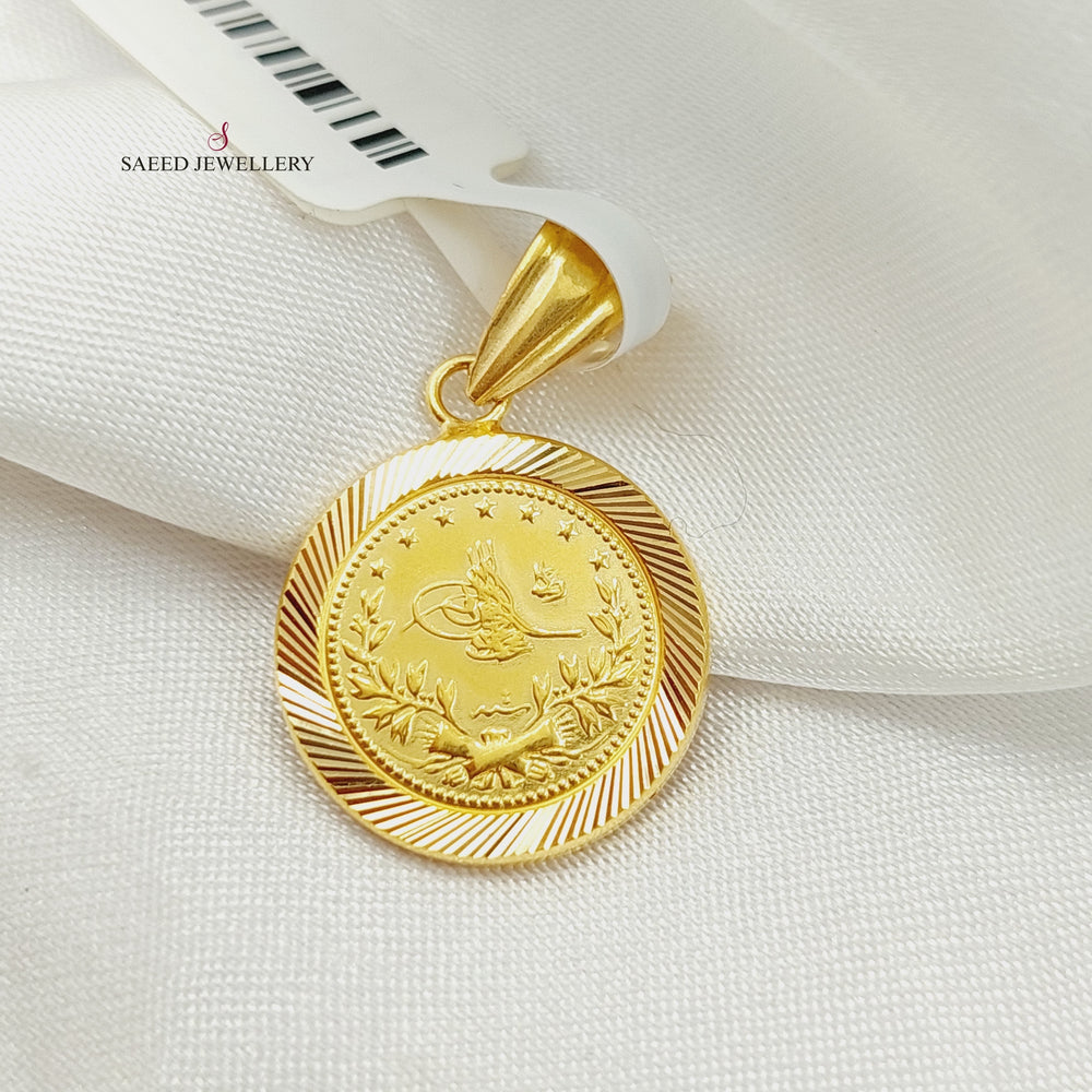 Rashadi Pendant Made Of 21K Yellow Gold by Saeed Jewelry-27931