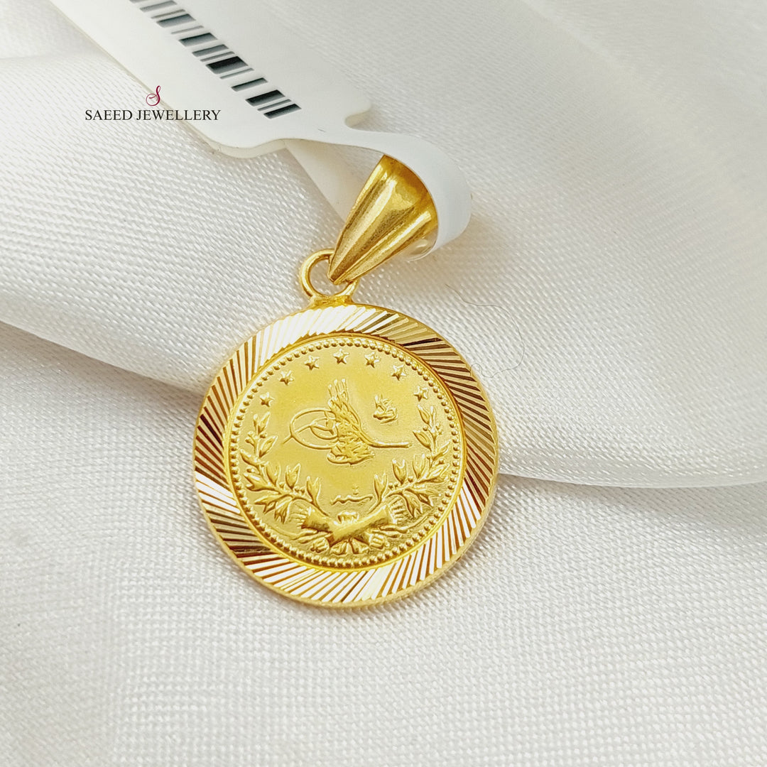 Rashadi Pendant Made Of 21K Yellow Gold by Saeed Jewelry-27931