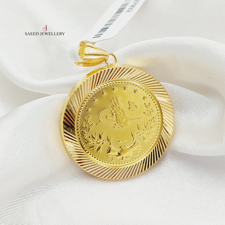 21K Gold Rashadi Pendant by Saeed Jewelry - Image 4