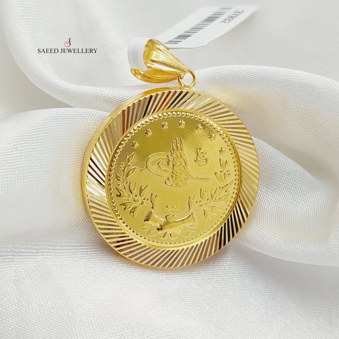 Rashadi Pendant Made Of 21K Yellow Gold by Saeed Jewelry-27932