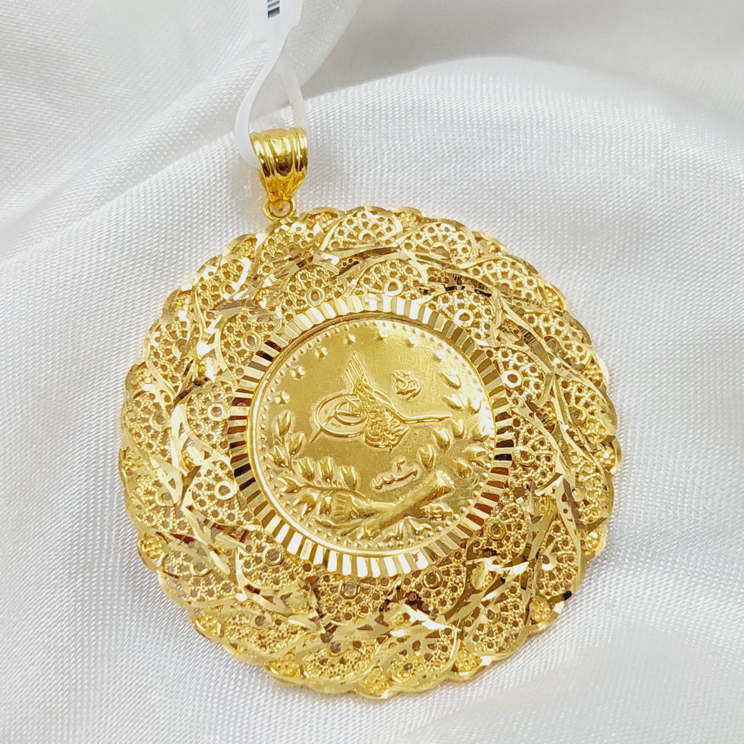 21K Gold Rashadi Pendant by Saeed Jewelry - Image 5