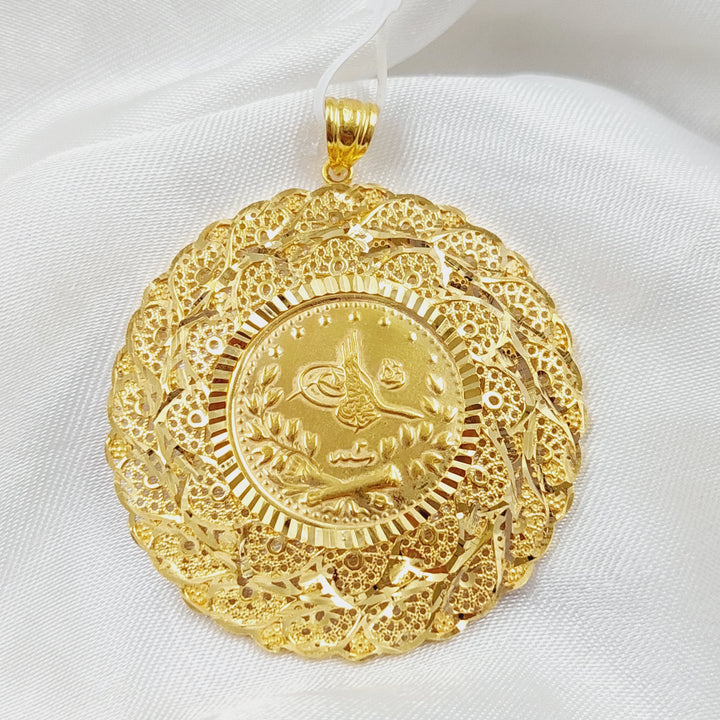 21K Gold Rashadi Pendant by Saeed Jewelry - Image 1