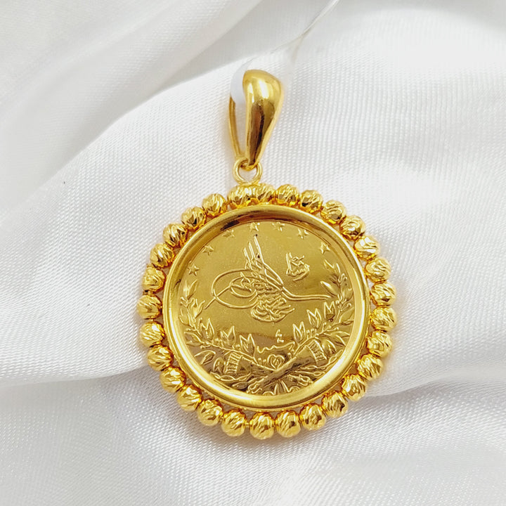 21K Gold Rashadi Pendant by Saeed Jewelry - Image 7