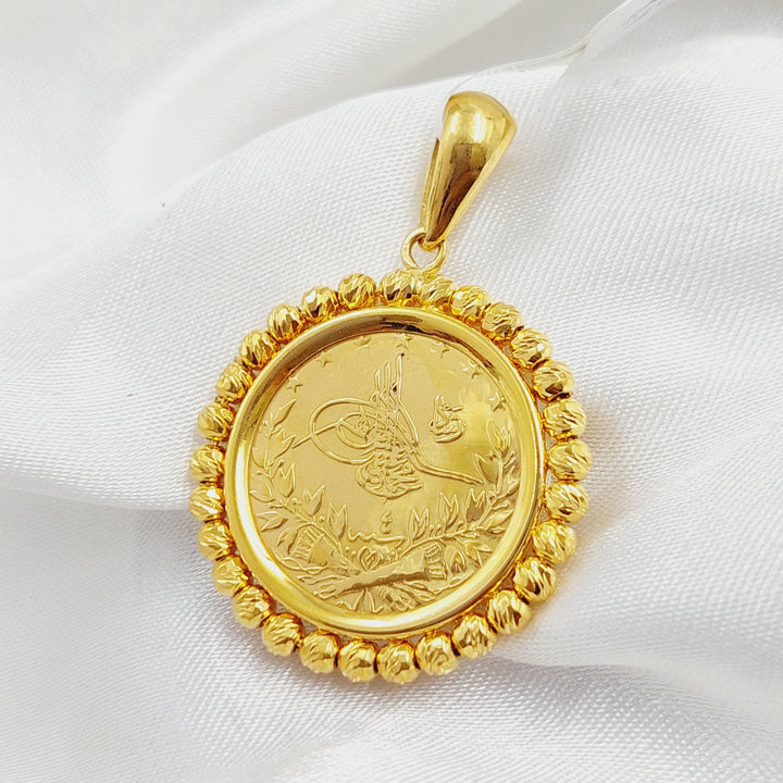 21K Gold Rashadi Pendant by Saeed Jewelry - Image 4