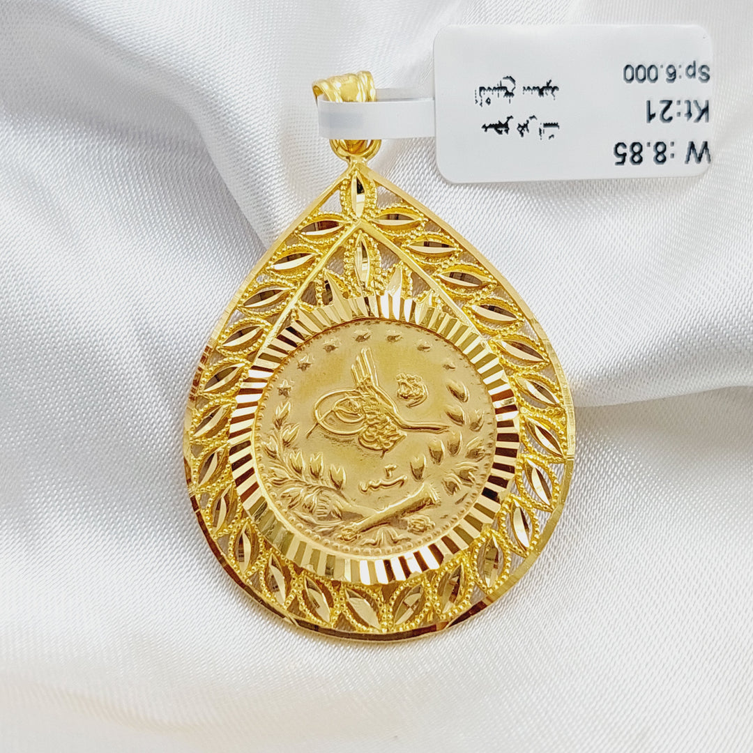 Rashadi Pendant  Made Of 21K Yellow Gold by Saeed Jewelry-28795