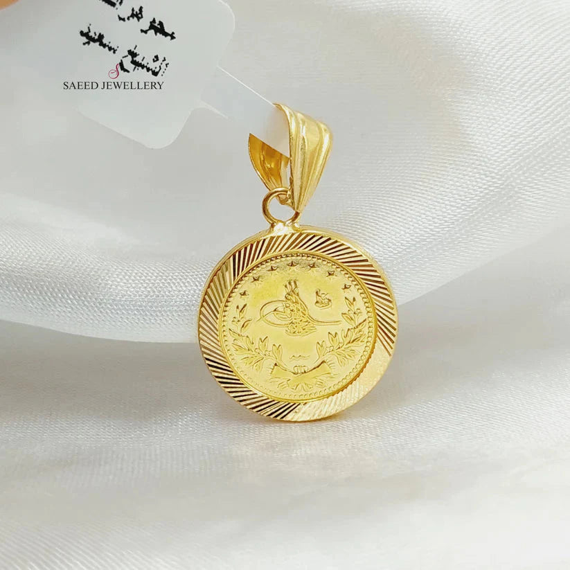 21K Gold Rashadi Pendant by Saeed Jewelry - Image 11