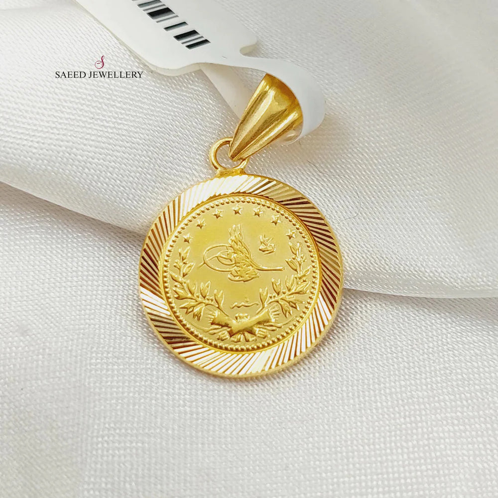 Rashadi Pendant  Made Of 21K Yellow Gold by Saeed Jewelry-28963