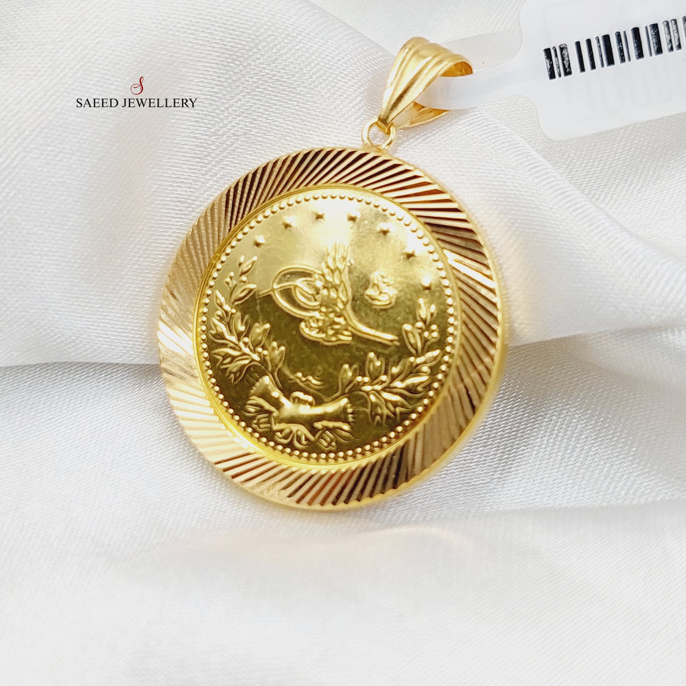 Rashadi Pendant  Made Of 21K Yellow Gold by Saeed Jewelry-29169
