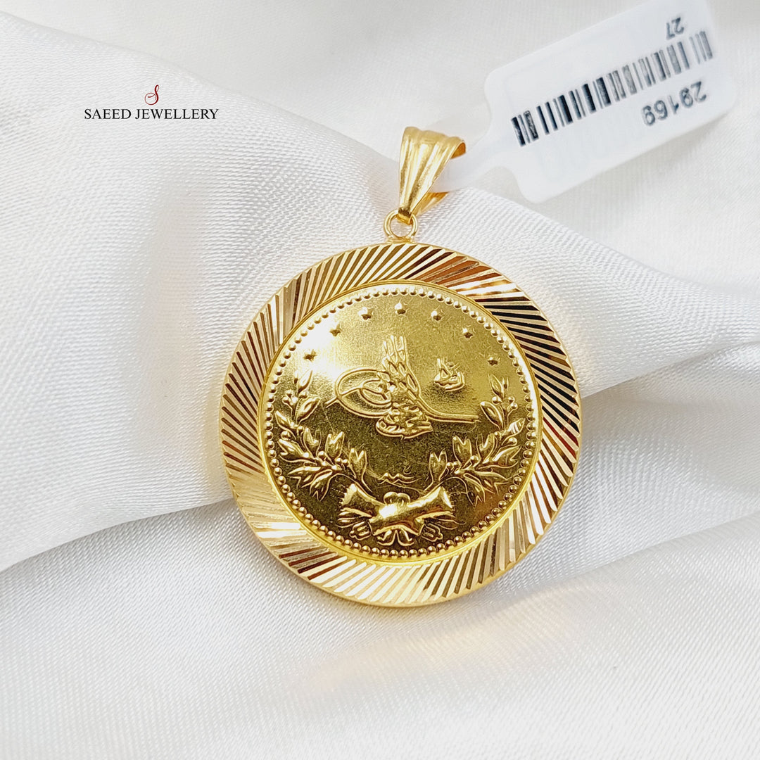 Rashadi Pendant  Made Of 21K Yellow Gold by Saeed Jewelry-29169
