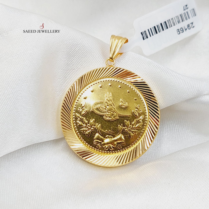 Rashadi Pendant  Made Of 21K Yellow Gold by Saeed Jewelry-29169