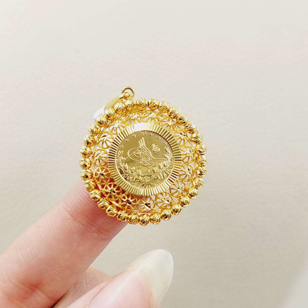 Rashadi Pendant  Made Of 21K Yellow Gold by Saeed Jewelry-29418