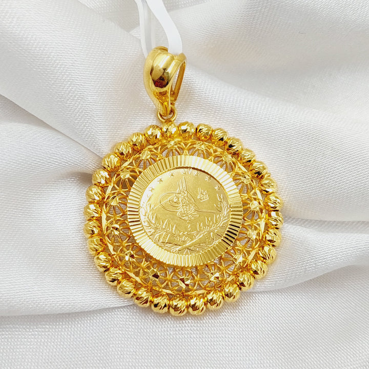 21K Gold Rashadi Pendant by Saeed Jewelry - Image 11