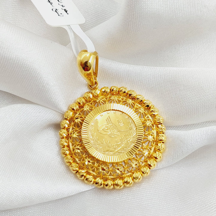 21K Gold Rashadi Pendant by Saeed Jewelry - Image 4