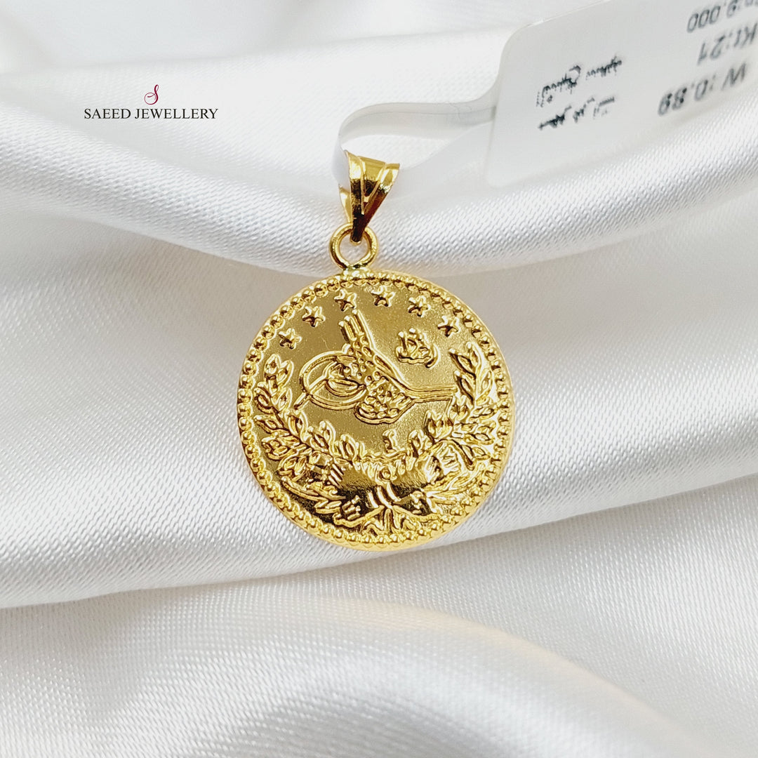 Rashadi Pendant  Made Of 21K Yellow Gold by Saeed Jewelry-29766