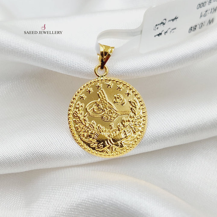 Rashadi Pendant  Made Of 21K Yellow Gold by Saeed Jewelry-29766