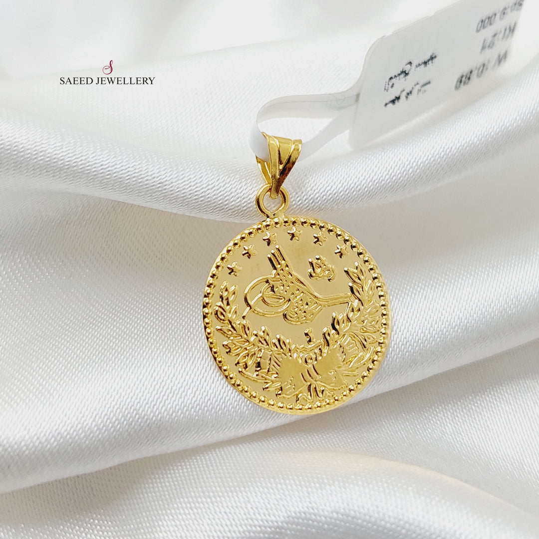 21K Gold Rashadi Pendant by Saeed Jewelry - Image 2