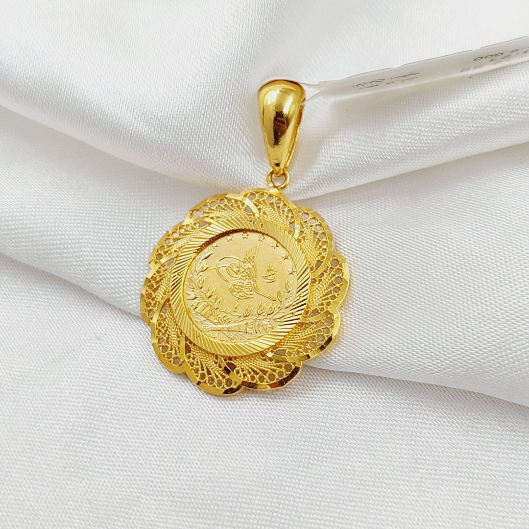 21K Gold Rashadi Pendant by Saeed Jewelry - Image 1