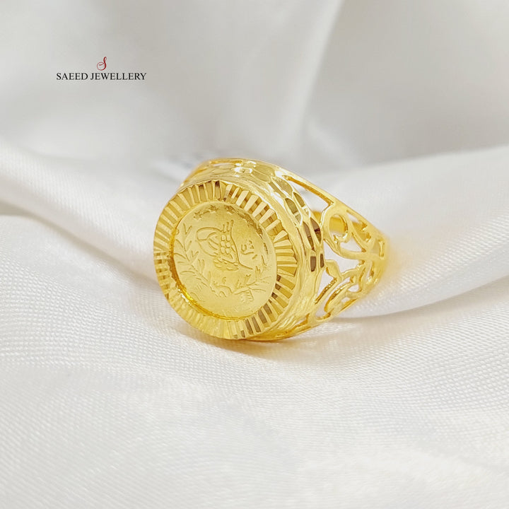 21K Gold Rashadi Ring by Saeed Jewelry - Image 4